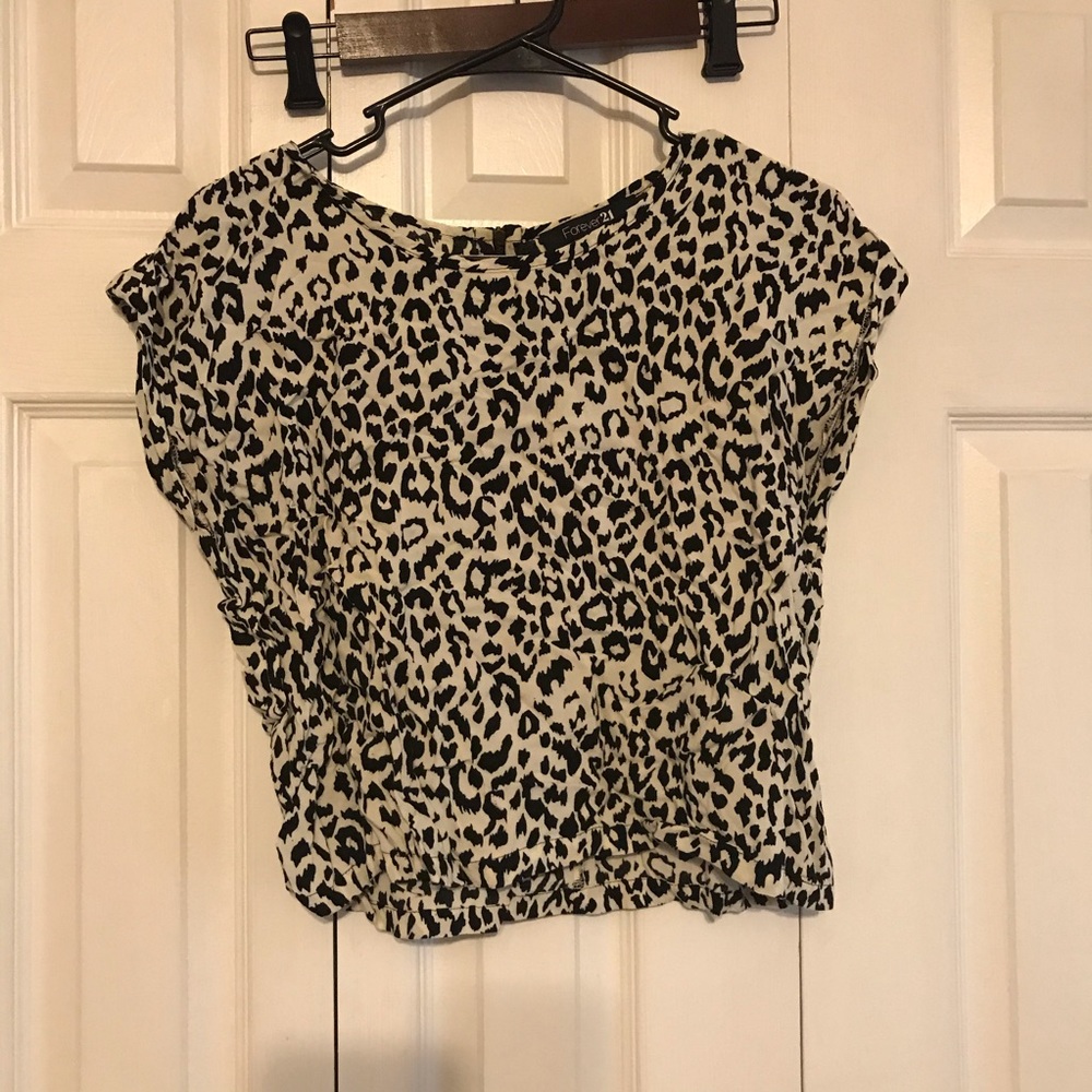 Animal Print Crop Top